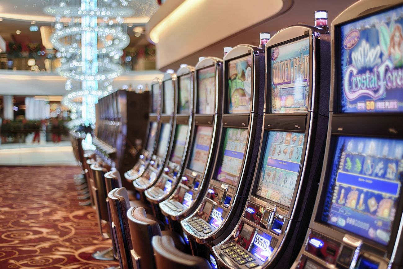 Slot machines at casino